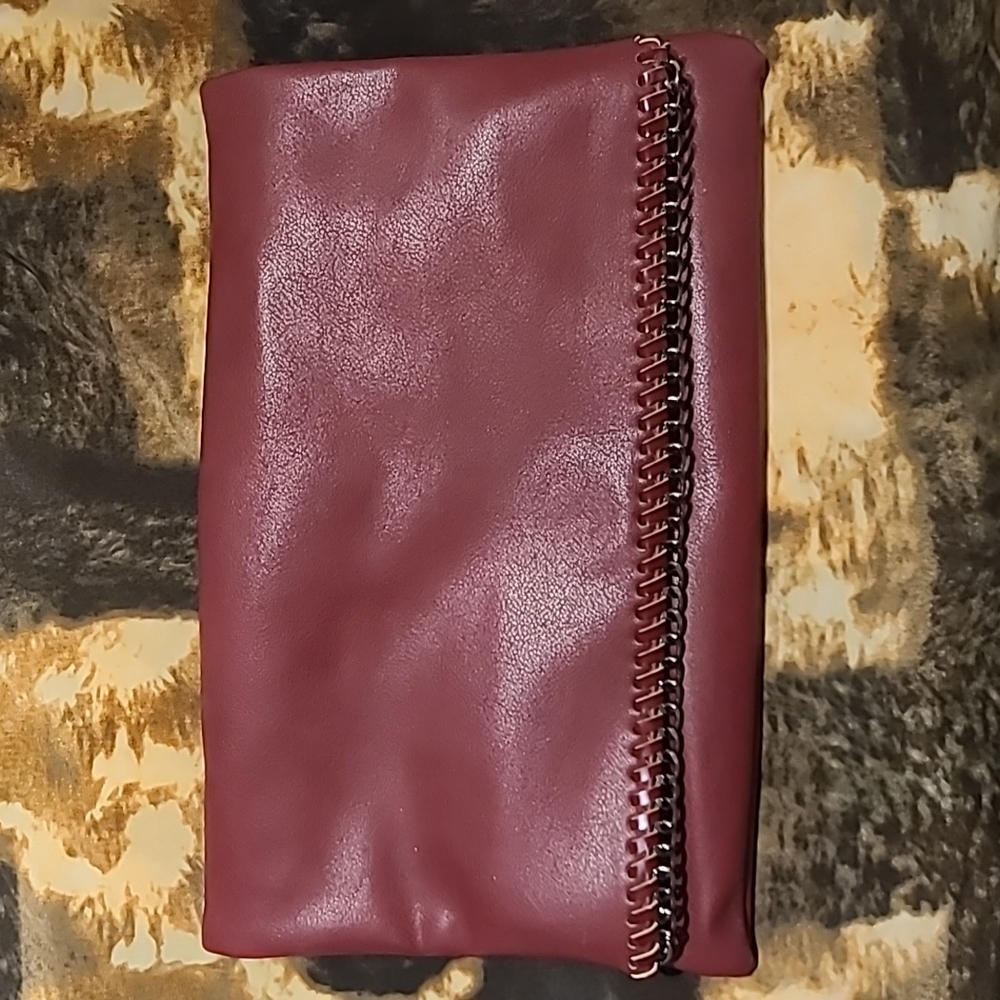 Burgundy Clutch